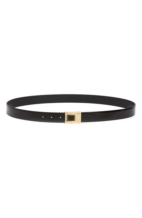 Saint Laurent Ceinture Leather Belt .